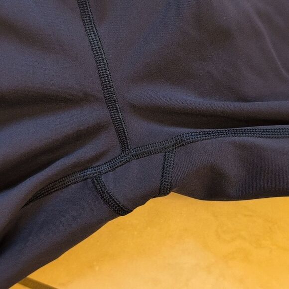Lululemon High Times Leggings Wing Mesh Side Luxtreme Navy Blue Size 6 - Picture 7 of 12